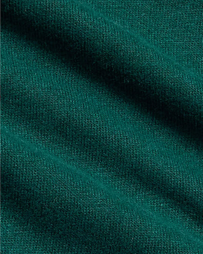Boys' Deep Emerald Classic Long Sleeve Crew Neck