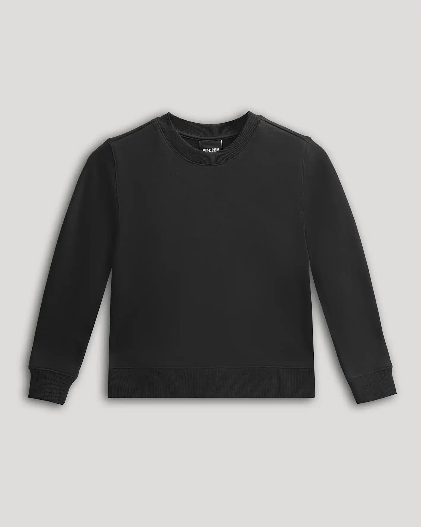 Boys' Black Fleece Crew Neck