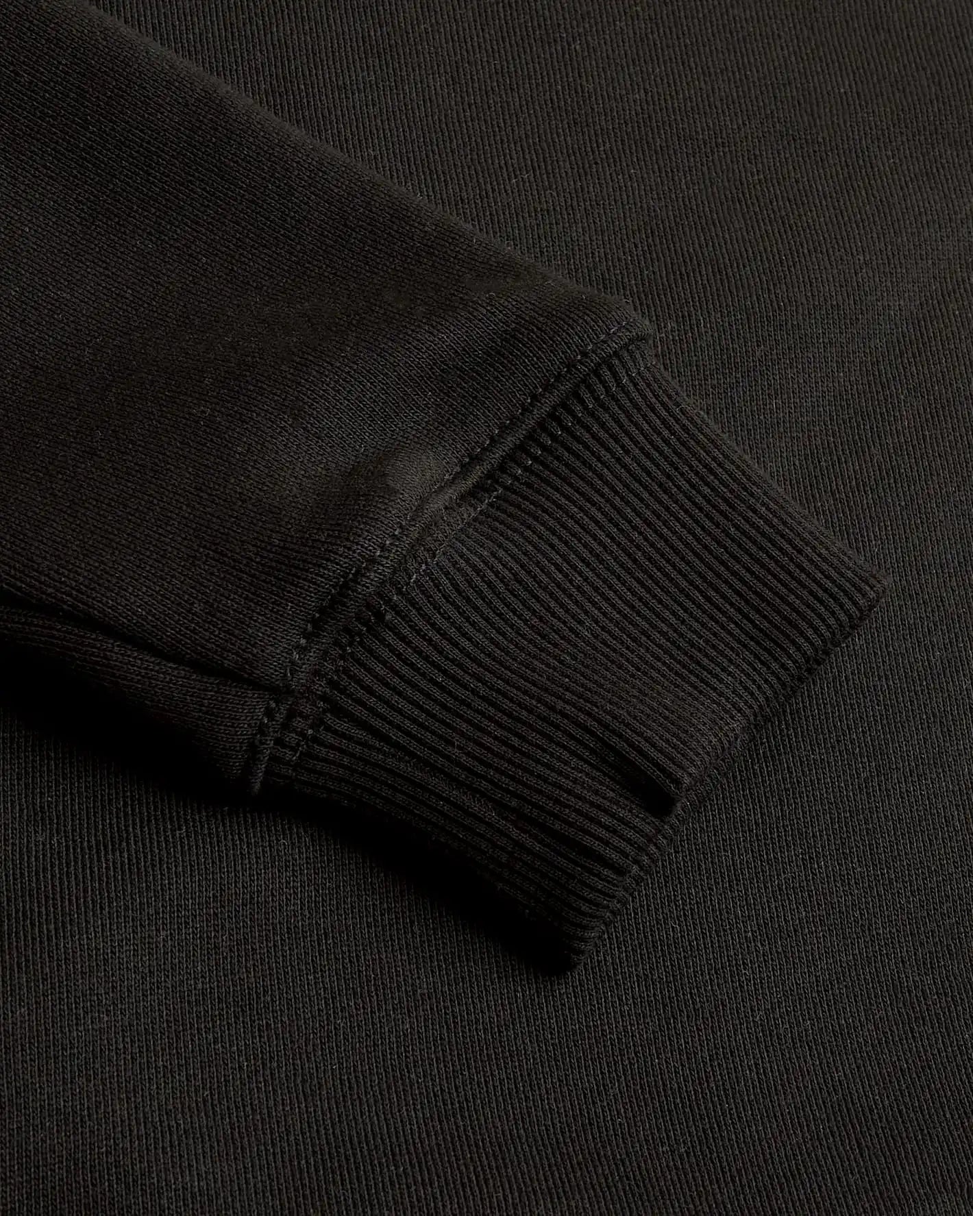 Boys' Black Fleece Crew Neck