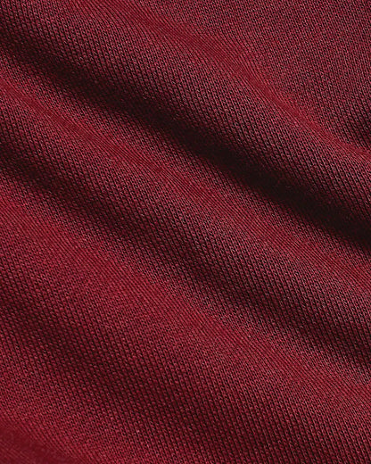 Boys Dark Maroon Full Zip Fleece Hoodie & Jogger 2-Pack