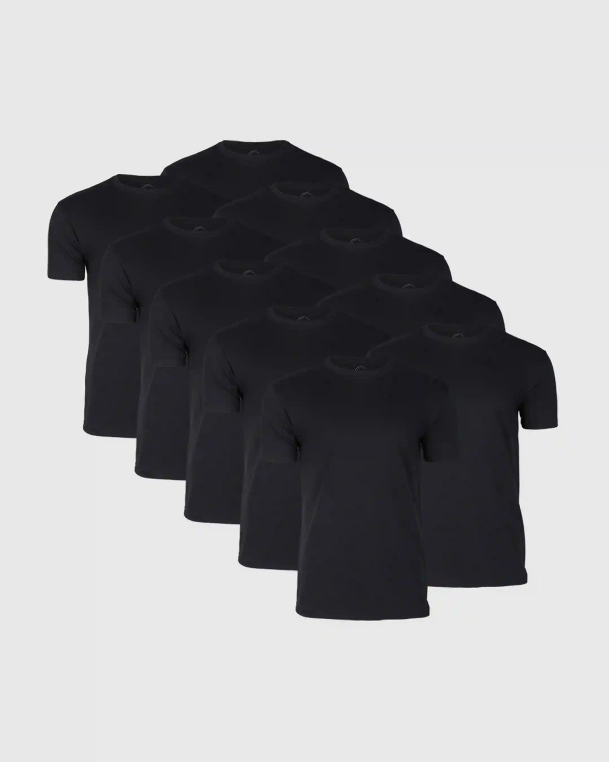 All Black Classic Crews 10-Pack