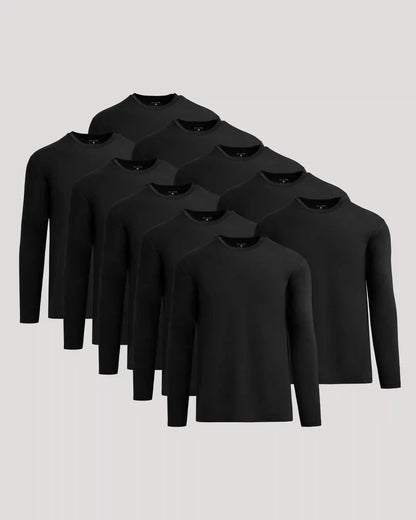 Classic Long Sleeve Crew Neck 10-Pack