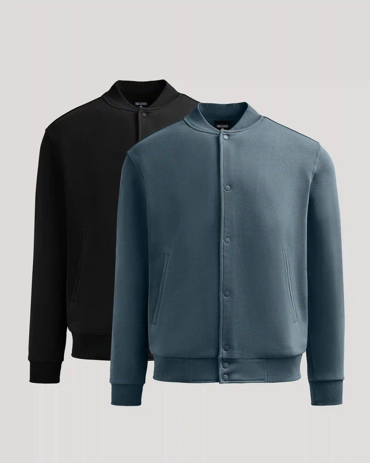 Black & Neptune Bomber Fleece Jacket 2-Pack