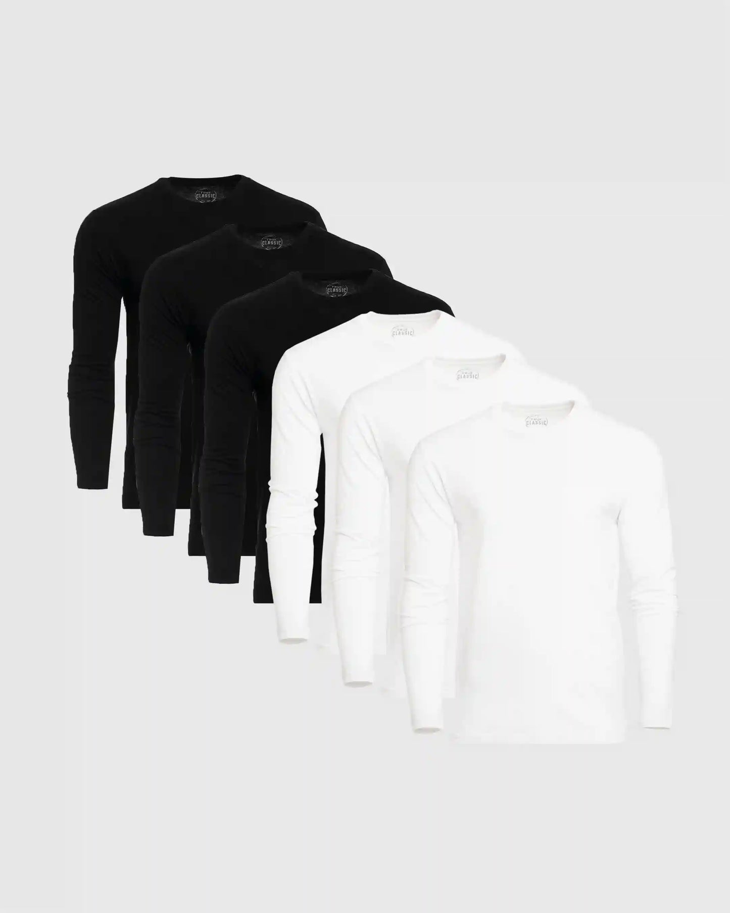 Classic Long Sleeve Crew Neck 6-Pack