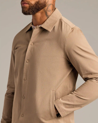 Khaki Coaches Jacket