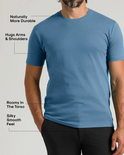 Bluefin Pima Cotton Blend Crew