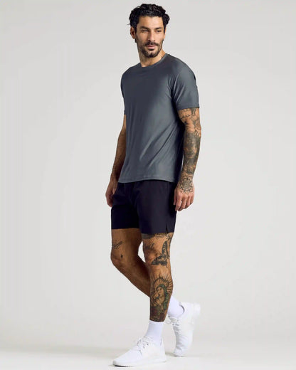 Carbon Active Crew Neck Tee