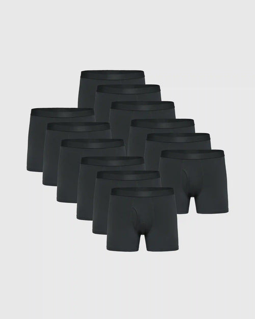Carbon Boxer Trunks W/ Fly 12-Pack
