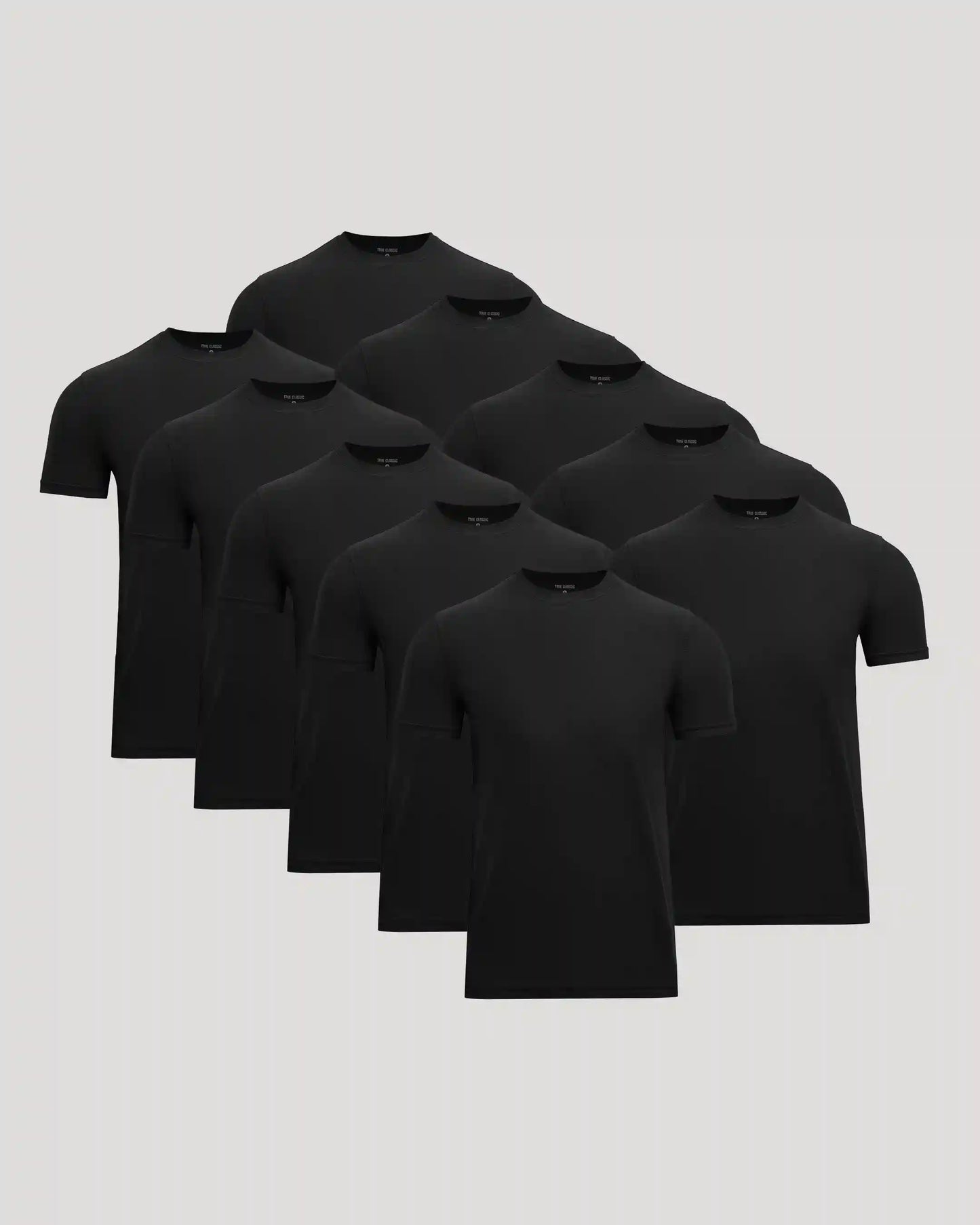 All Black Active Crew 10-Pack