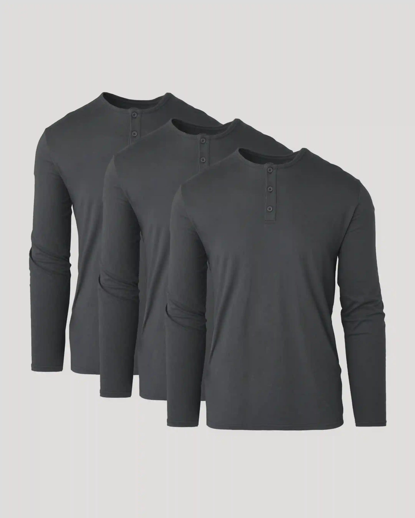 All Carbon Classic Henley 3-Pack