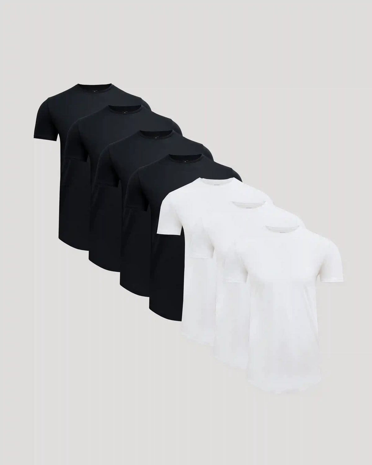 Tall Pima Cotton Blend Curved Hem Crew 7-Pack
