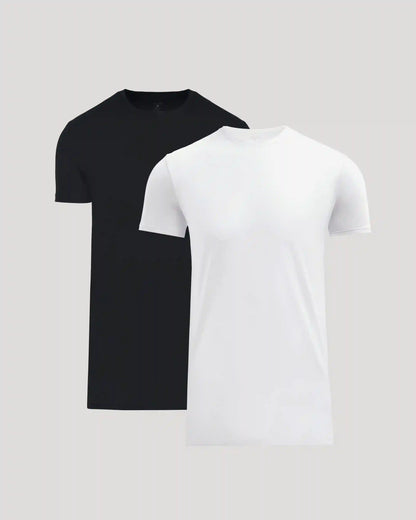 Tall Pima Cotton Blend Crew 2-Pack