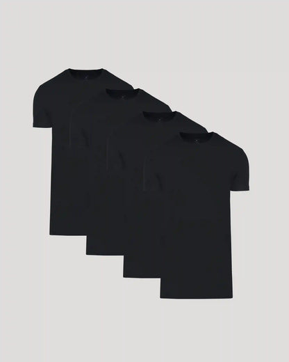 Tall Pima Cotton Blend Crew 4-Pack