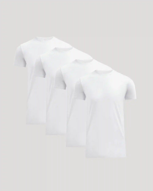 Tall Pima Cotton Blend Crew 4-Pack