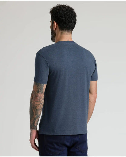 Heather Navy Classic Crew Neck