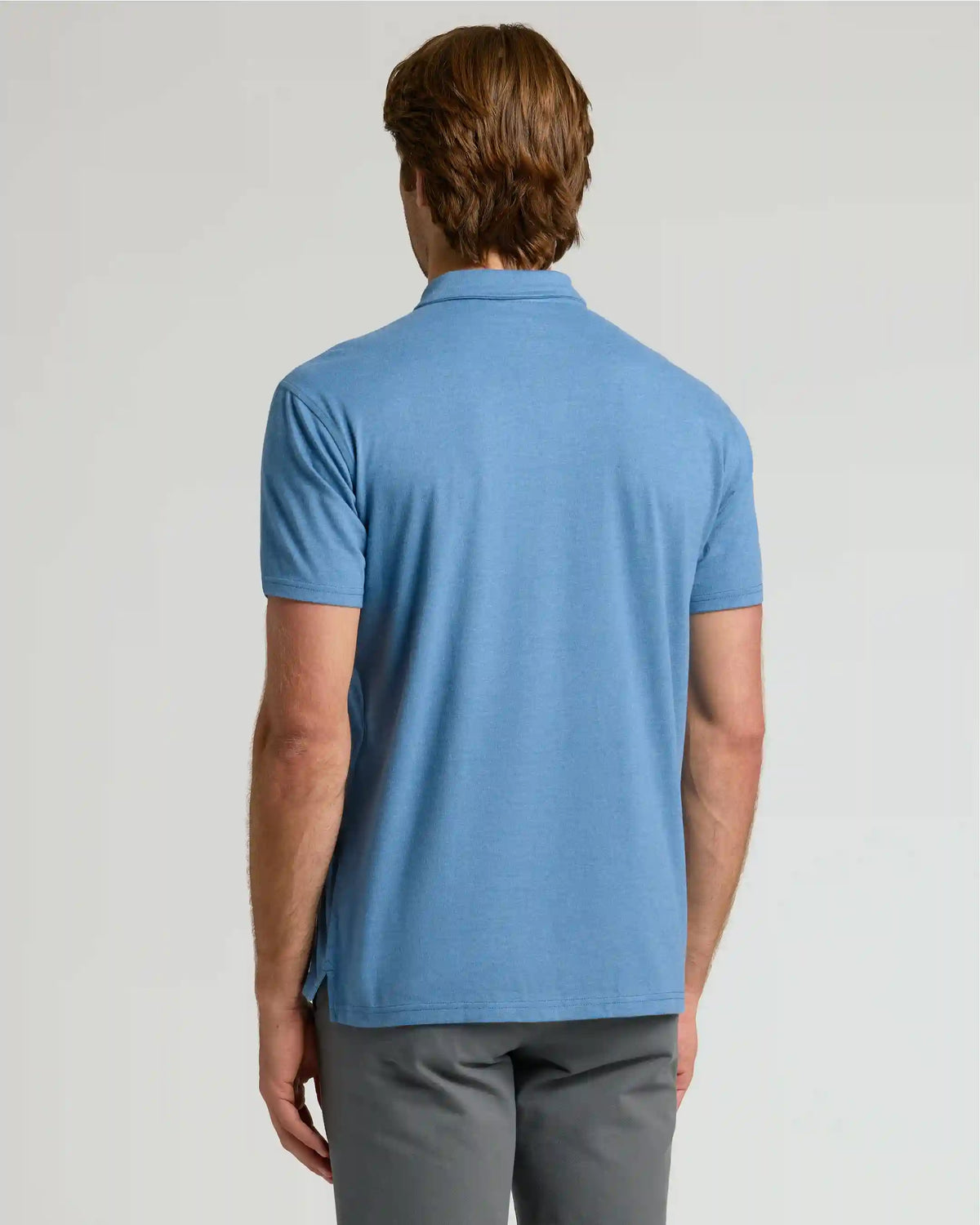 Dark Heather Blue Lake Classic Polo