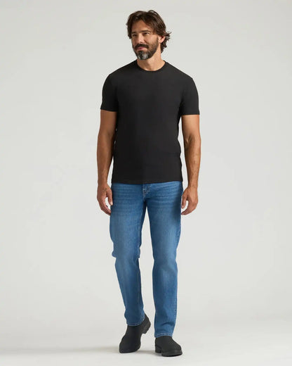 All Black Heavyweight Crew 3-Pack