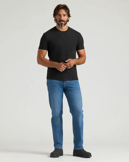 All Black Heavyweight Crew 3-Pack