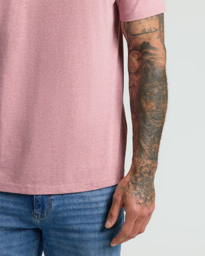 Light Heather Boysenberry Classic V-Neck