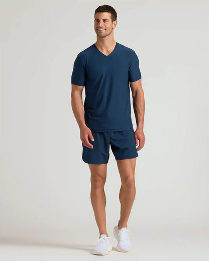 Navy Active V-Neck