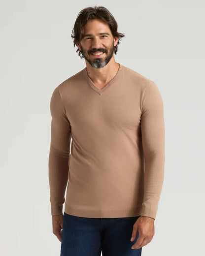Truffle & Blueberry Dressy V-Neck Sweater 2-Pack