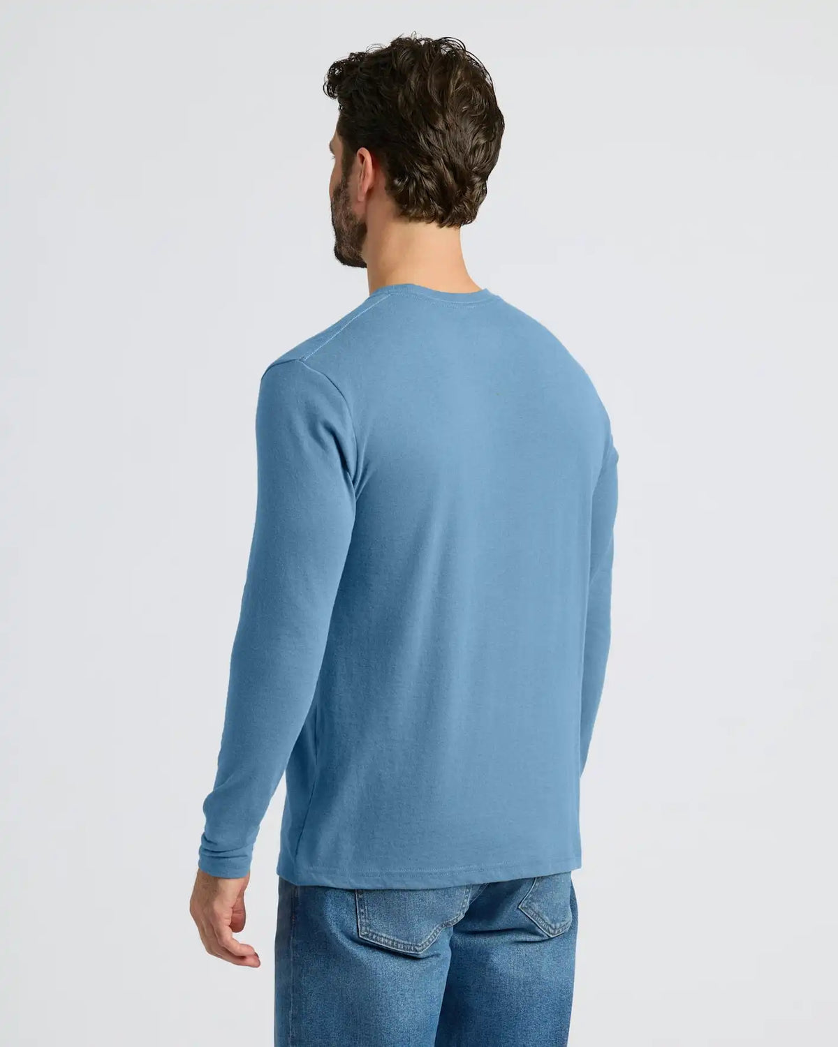 Indigo Classic Long Sleeve Crew Neck