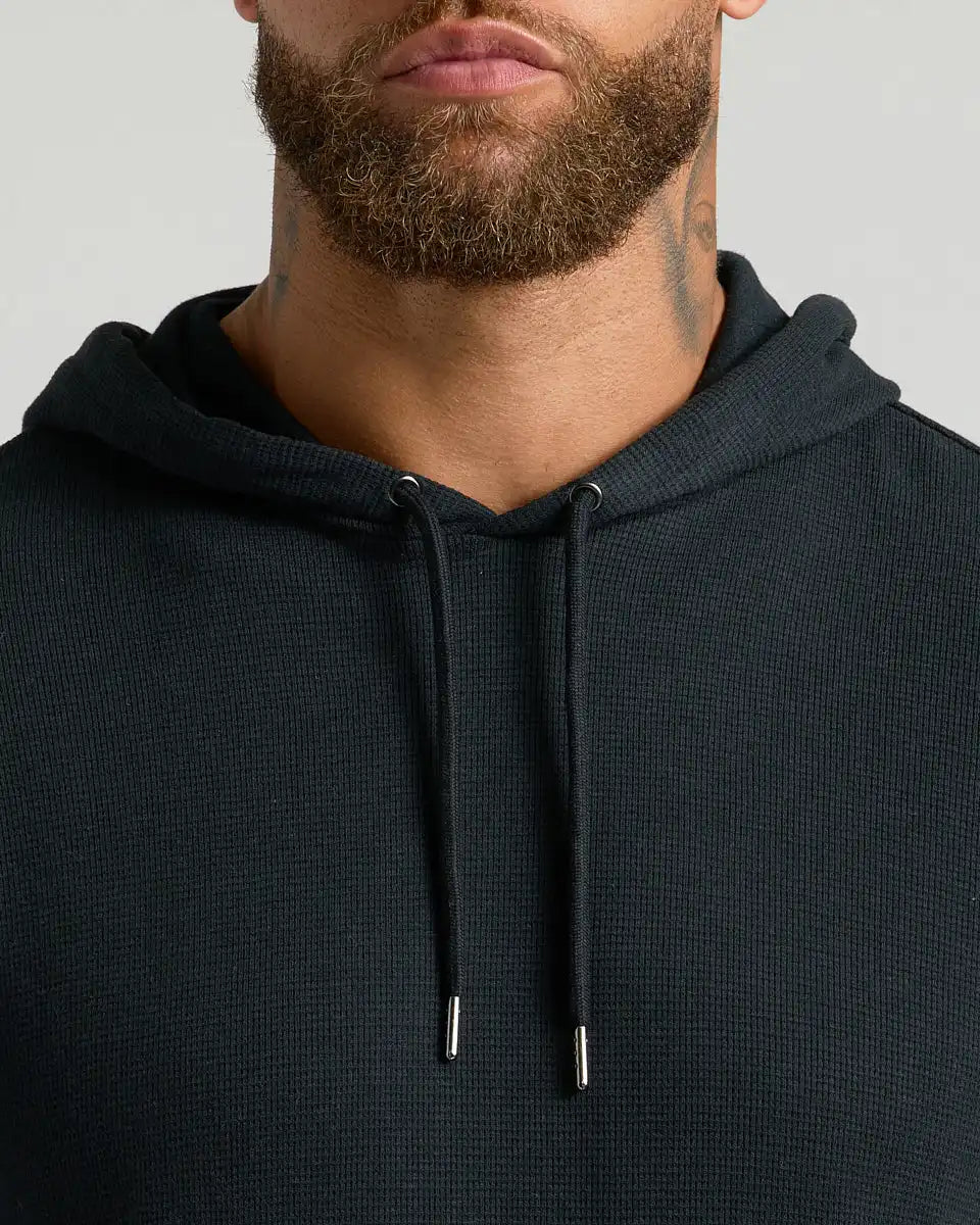All Black Classic Waffle Hoodie 3-Pack