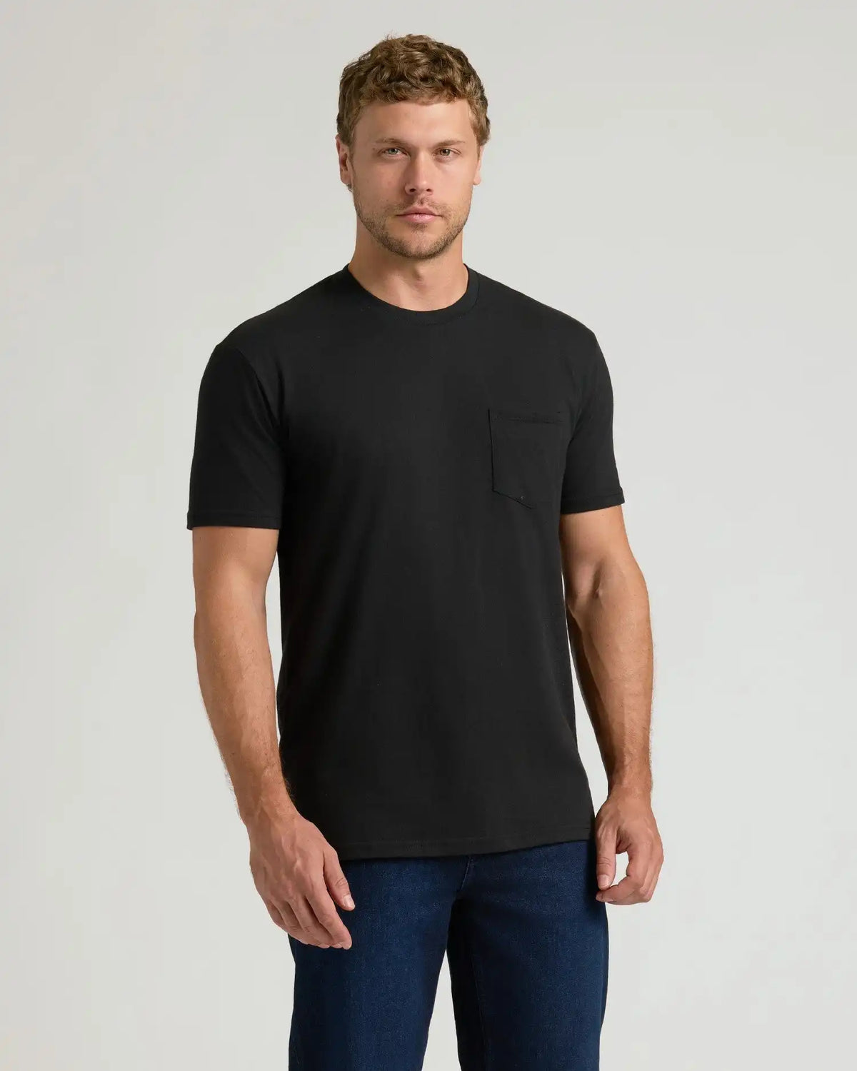Black Classic Pocket Crew 2-Pack