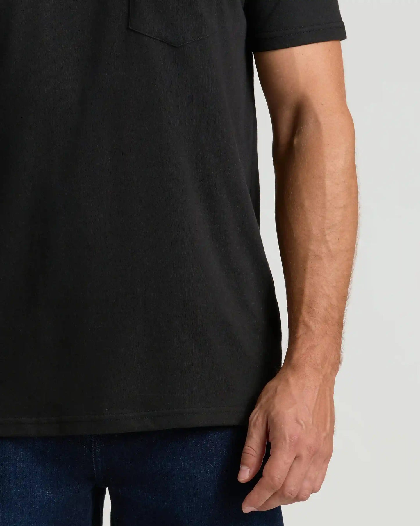 Black Classic Pocket Crew 2-Pack