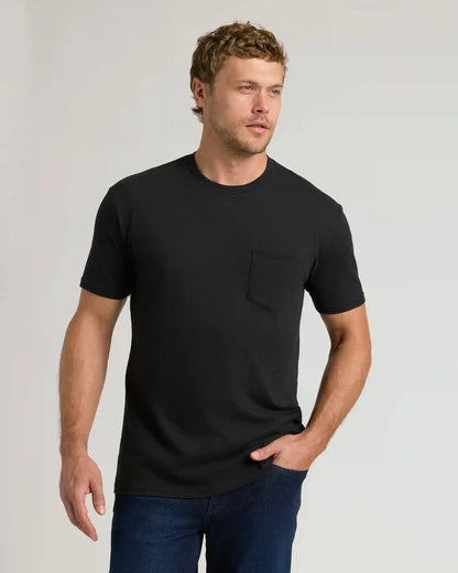 Black Classic Pocket Crew 2-Pack