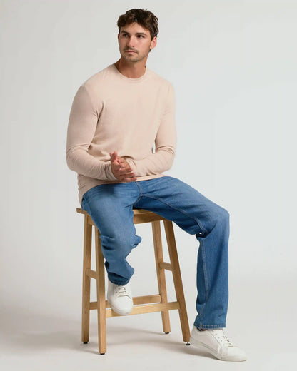 Heather Camel Tall Long Sleeve T-Shirt