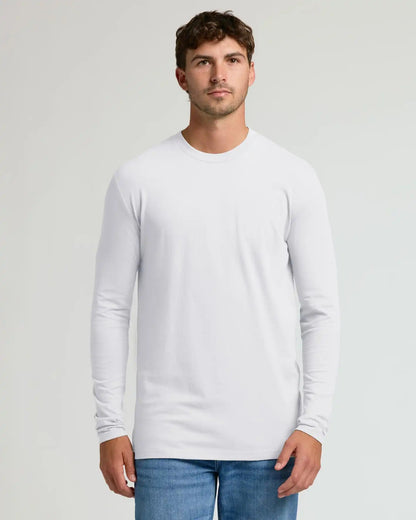White Tall Long Sleeve T-Shirt