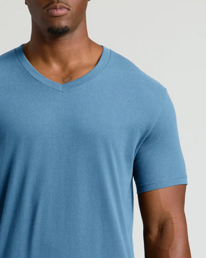 Indigo Tall Short Sleeve Classic V-Neck