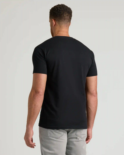 Black Classic Tall V-Neck 10-Pack