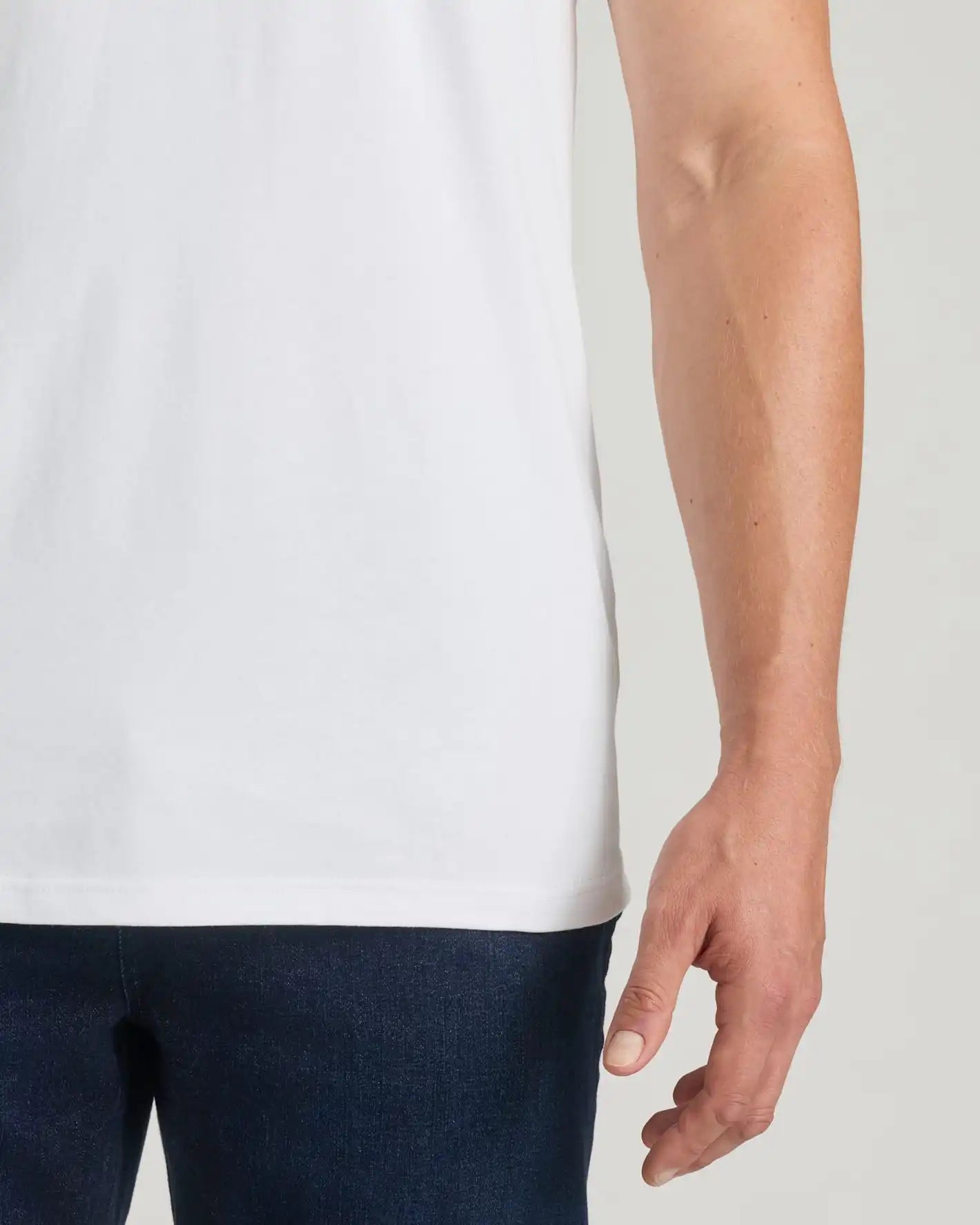 White Tall Heavyweight Pocket Crew