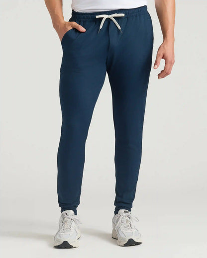 Black & Dark Heather Navy Tall Active Joggers 2-Pack