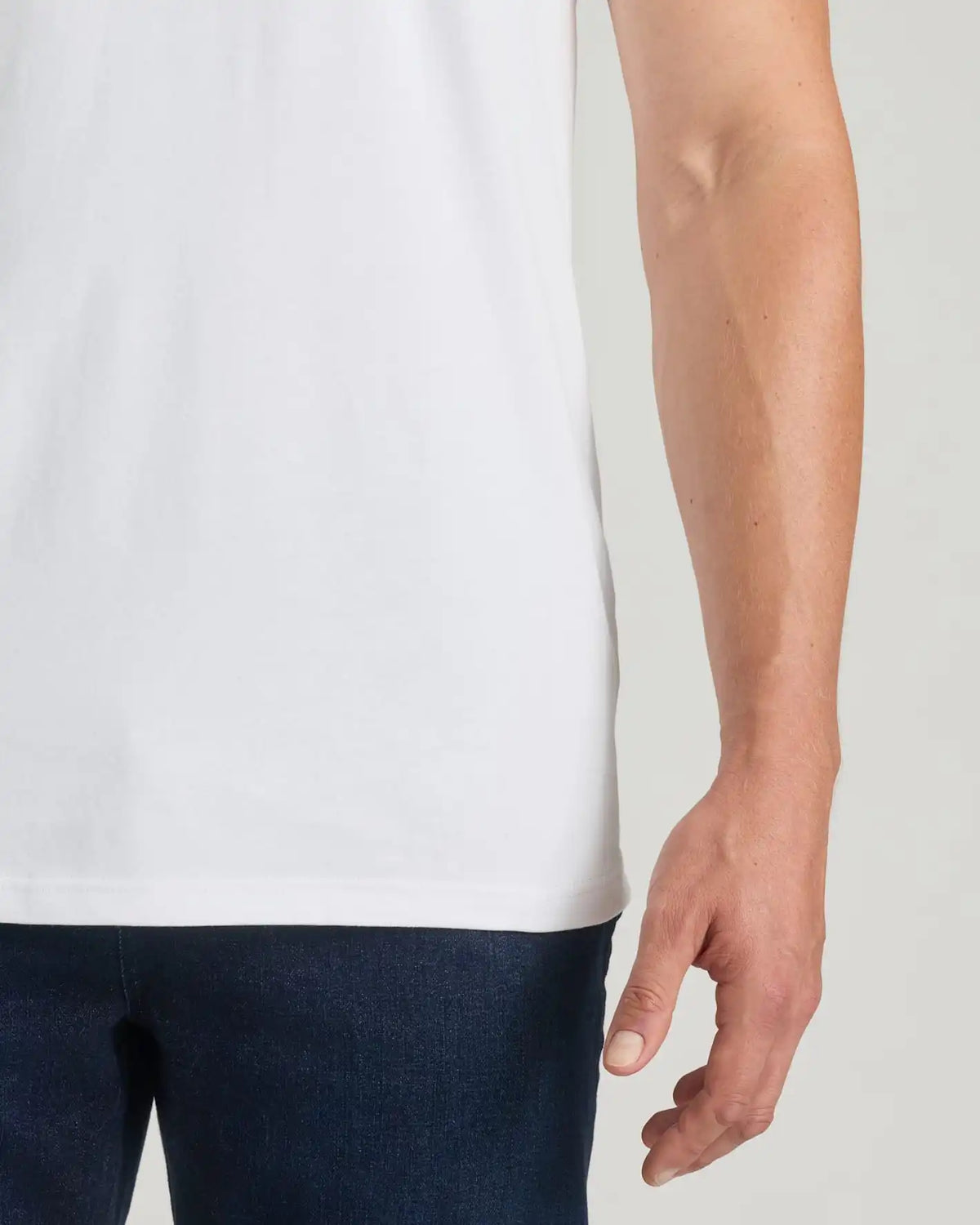 All White Tall Heavyweight Crew 3-Pack