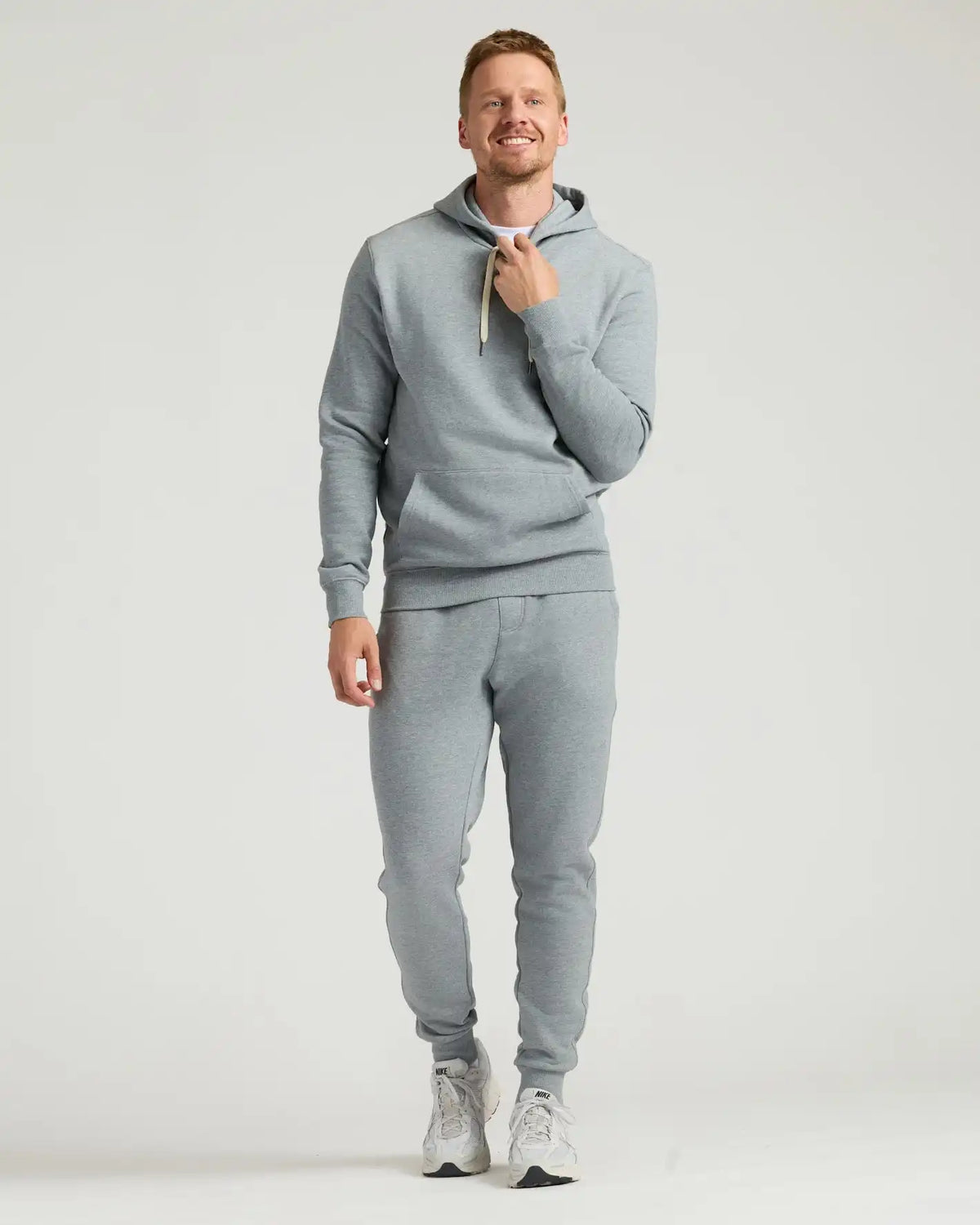Dark Heather Gray Pullover Fleece Hoodie & Jogger 2-Pack