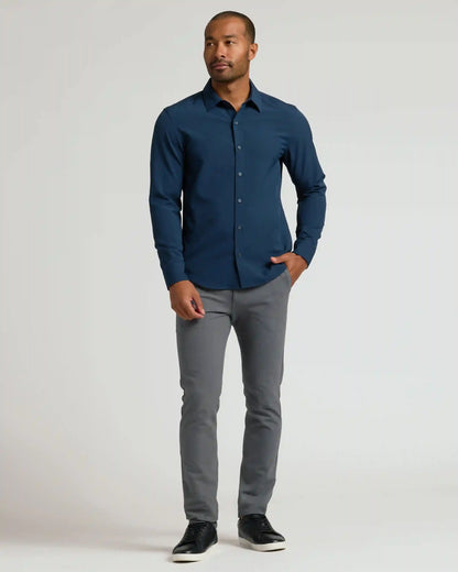 Navy & Carbon Slim Chino Pants 2-Pack