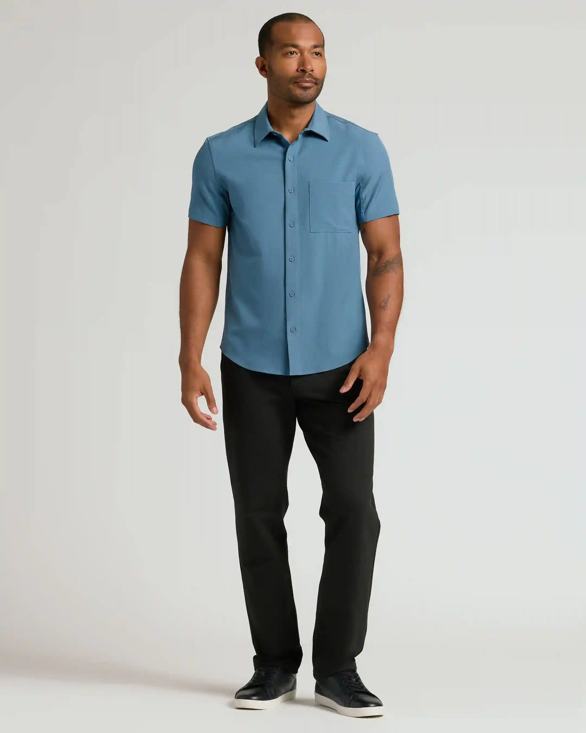 Black Straight Chino Pants 2.0