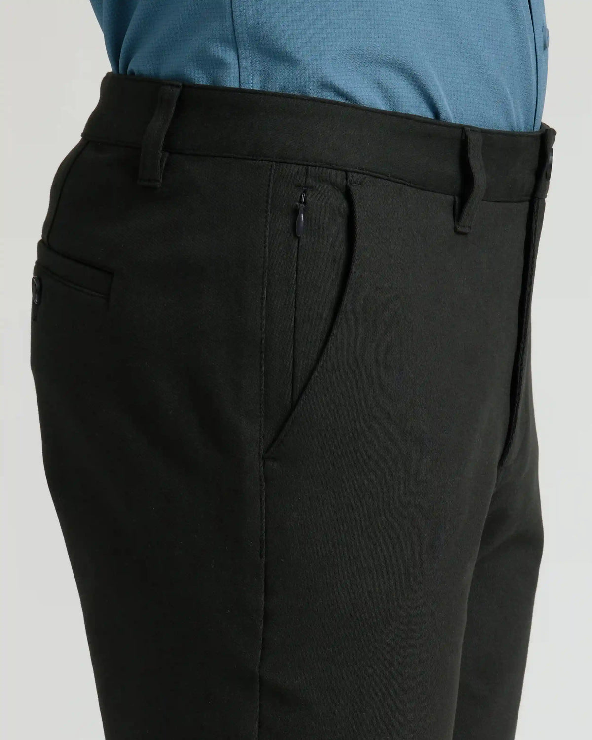 Black Straight Chino Pants 2.0