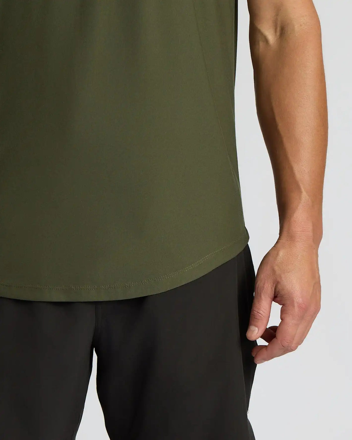 Grove Active Curved Hem Crew