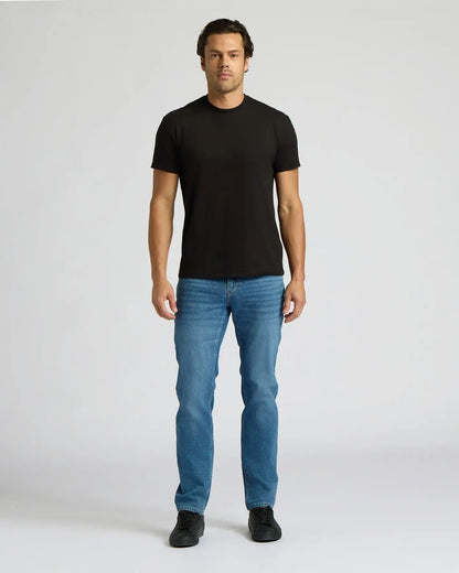 Black Short Classic Crew Neck