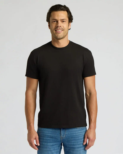 Black Short Classic Crew Neck