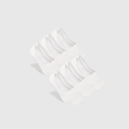 White No Show Socks 6-Pack