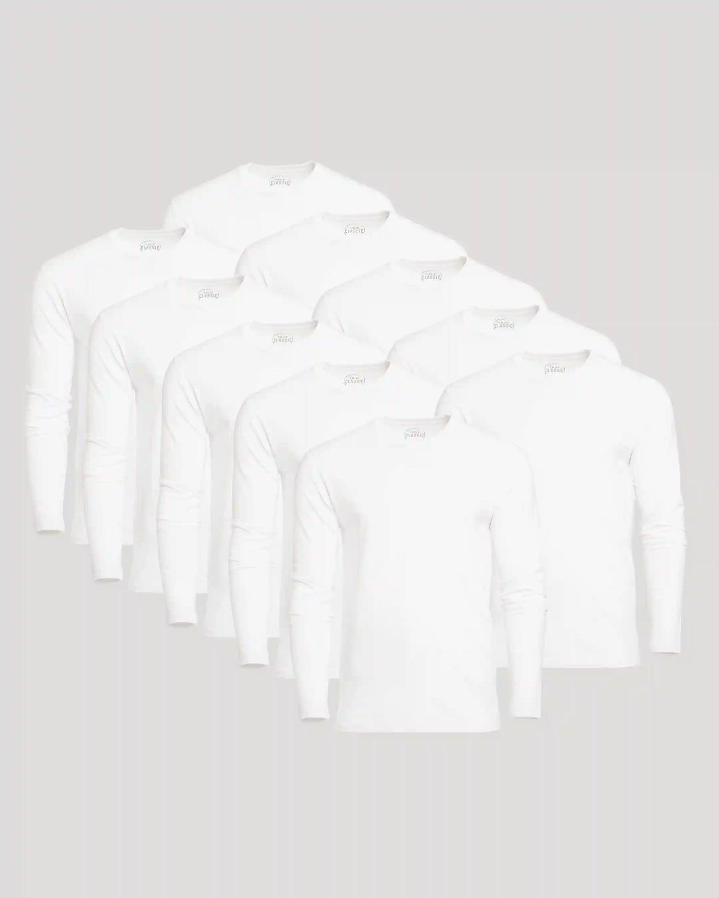 Classic Long Sleeve Crew Neck 10-Pack