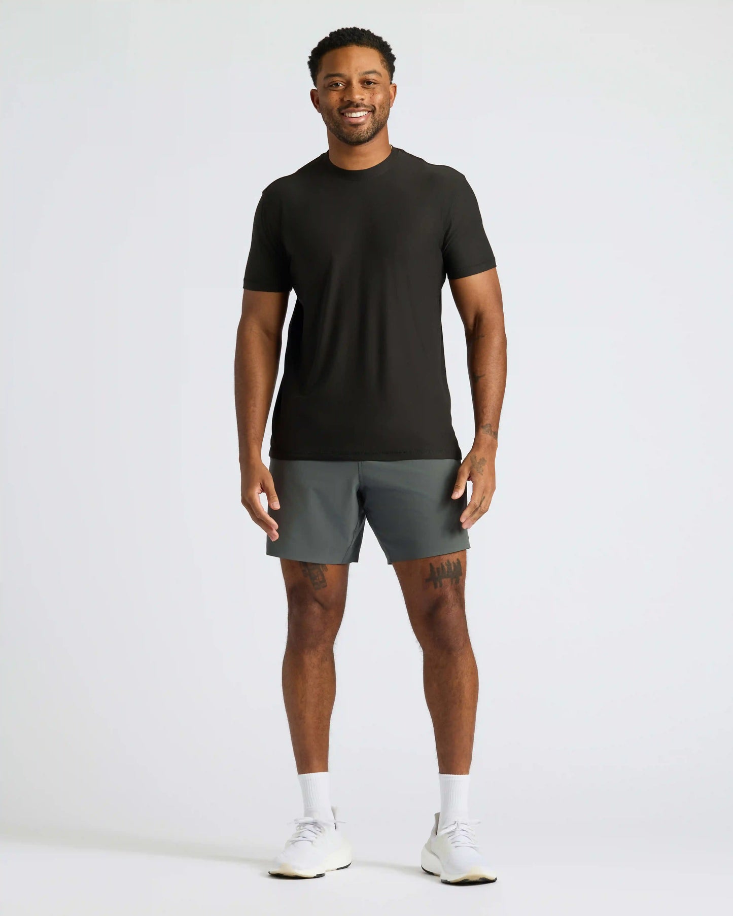 All Black Active Crew Neck 3-Pack