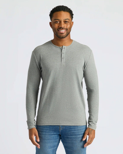 Blues Long Sleeve Henley 3-Pack