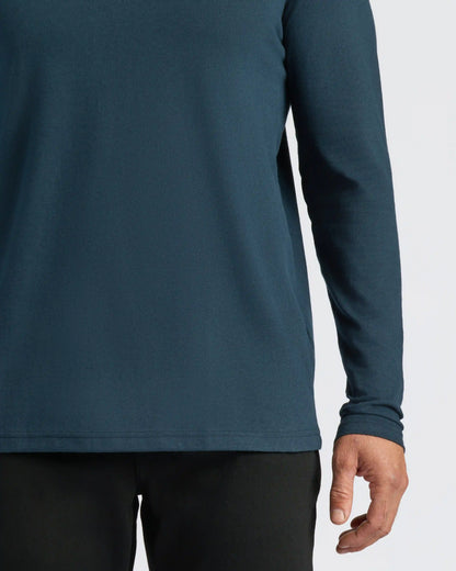 Navy Classic Long Sleeve Henley