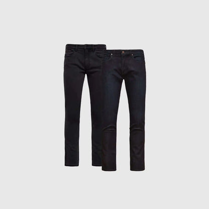 Slim Indigo & Black Comfort Stretch Jeans 2-Pack